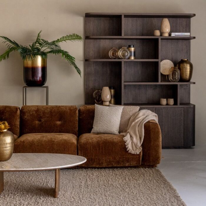 Boekenkast Japano 8-Vaks New Brown