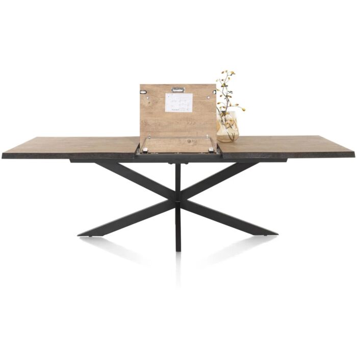 H&H Uitschuiftafel Carreras 190 (+ 60) X 100 Cm