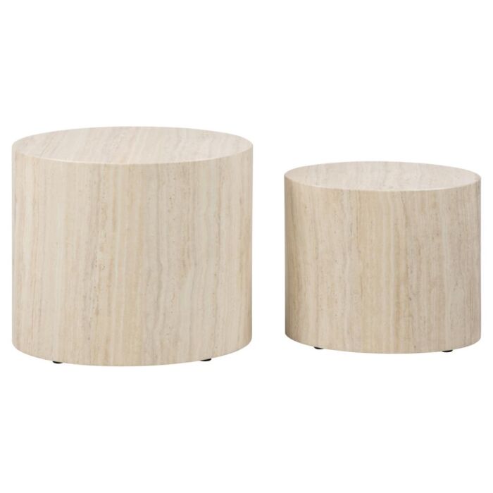 Salontafelset Van 2 Cemi Travertine