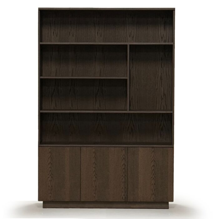 Boekenkast Eco Line New Brown Breed 6 Vaks