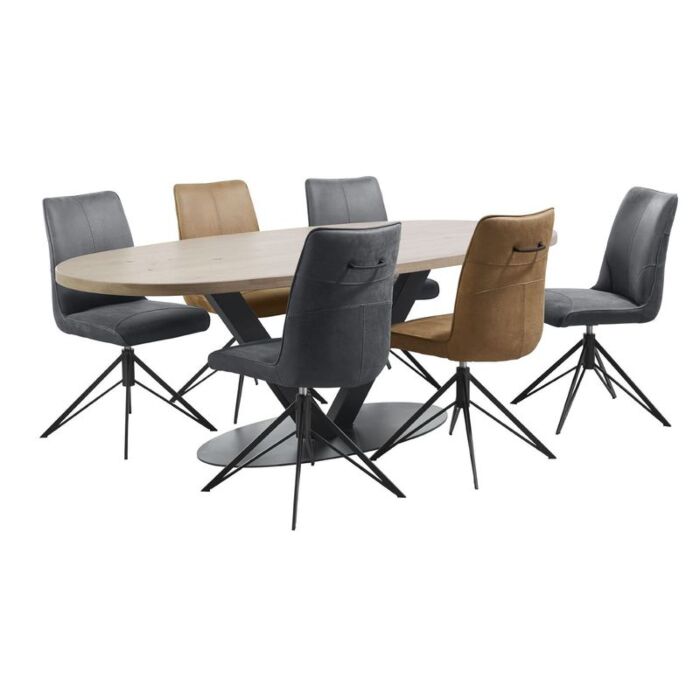 Eettafel Taranto ovaal Showroom Verkocht