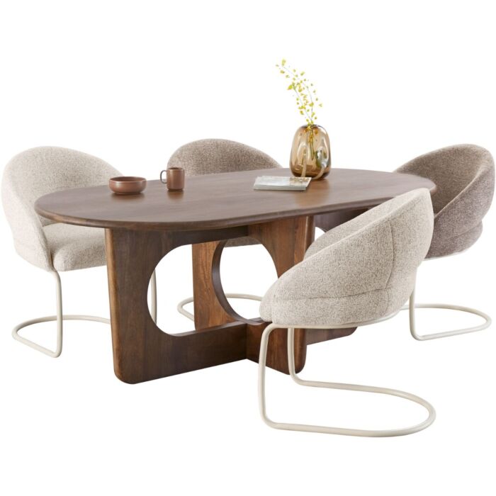 Eettafel Aseri 200x100 cm Deens Ovaal