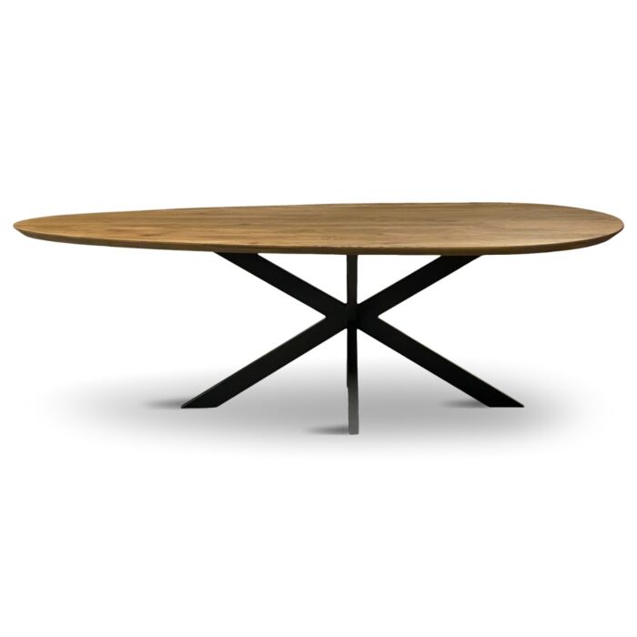 Organische Eettafel Druppel Eikenhout
