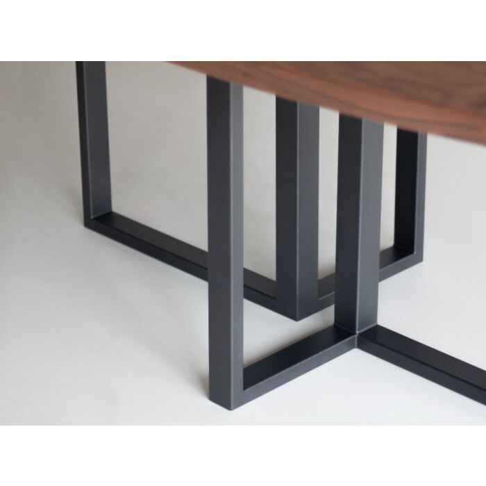Eettafel Eris Ovaal Kopshout Blad 4 Cm