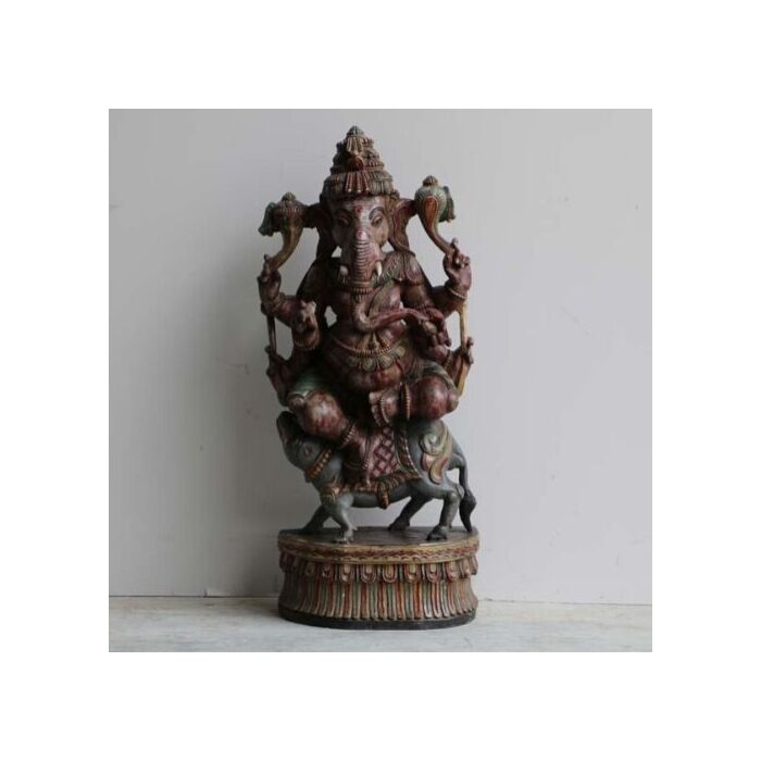 Beeld Ganesha India Hout 