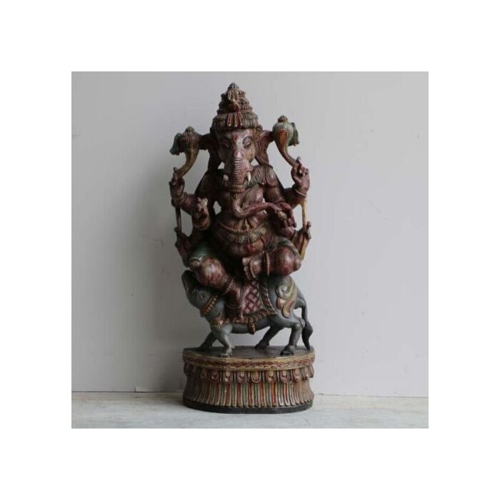 Beeld Ganesha India Hout