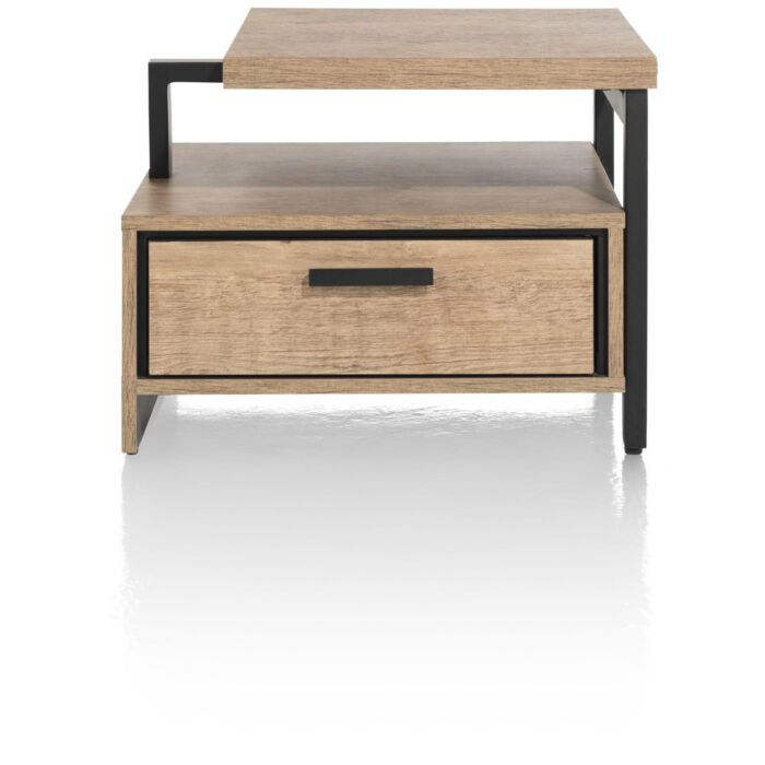 Pavarotti, Bijzettafel 60 X 60 Cm + 1-Lade T&T + 1-Niche