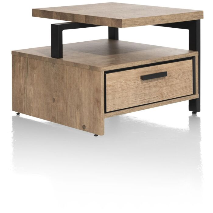 Pavarotti, Bijzettafel 60 X 60 Cm + 1-Lade T&T + 1-Niche