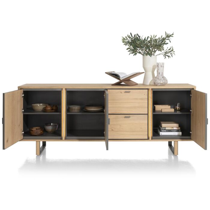Shimanto, Dressoir 230 Cm - 3-Deuren + 2-Laden (LED + Dimmer)