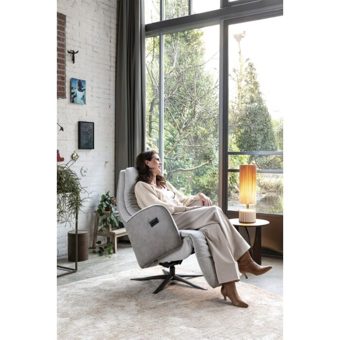 Relaxfauteuil Felino Kiezel met Accu