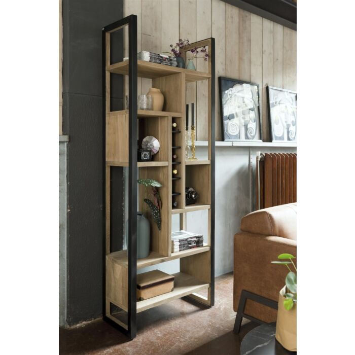 Metalo, Roomdivider 75 Cm - 8-Niches + 6-Wijnvakken