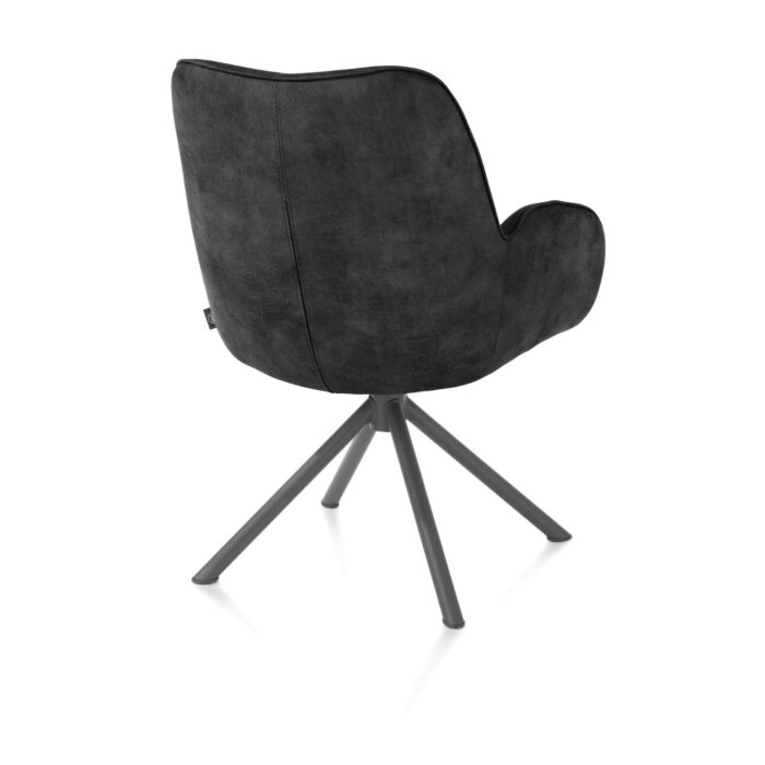 Armstoel Riley Microleder Metaal (Relax)