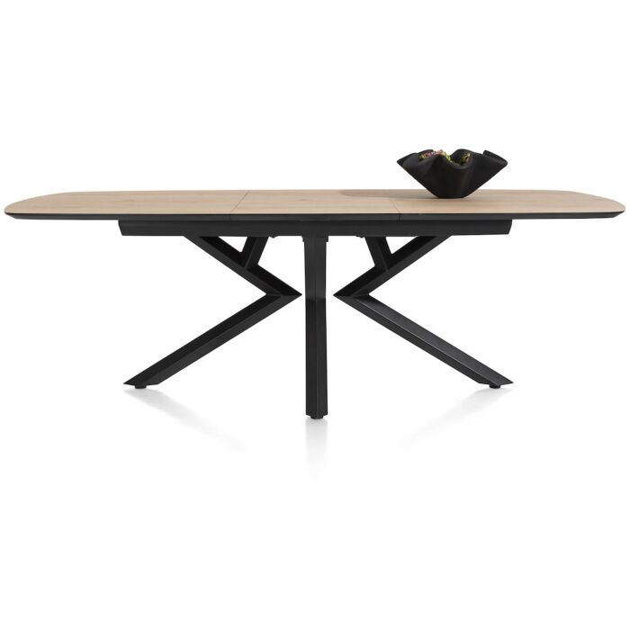 Uitschuiftafel Masura Ovaal 180(+60)x110 Cm Eiken