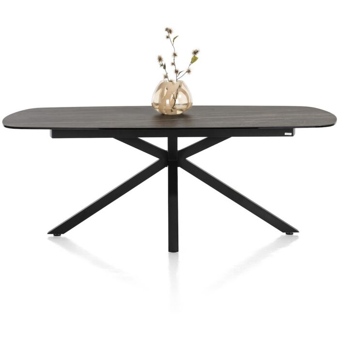 Eetkamertafel Montello 200x100 Cm Zwart