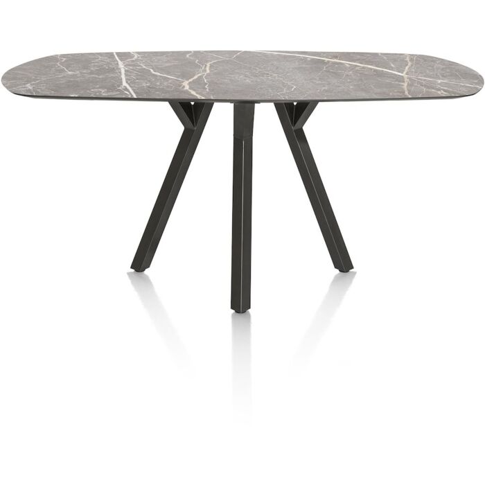 Bartafel Minato Ovaal 240x110 Cm Lichtgrijs