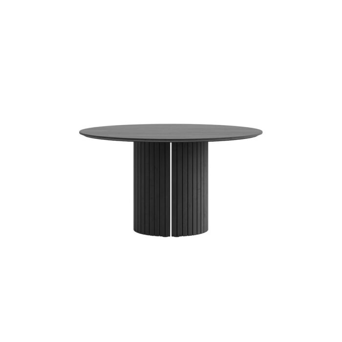 Pavie, Eetkamertafel Rond 140 Cm (Houten Poot) - Castle Black