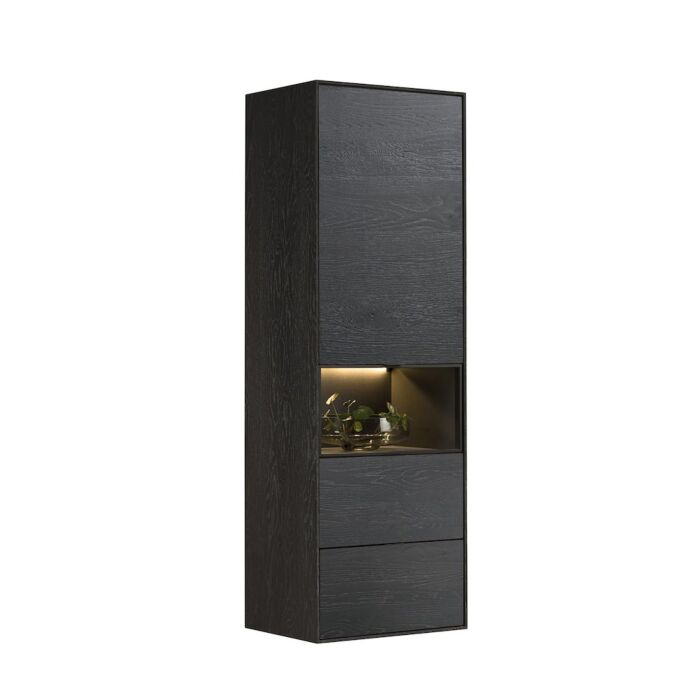 Bergkast Elements Smal 60 Cm Onyx