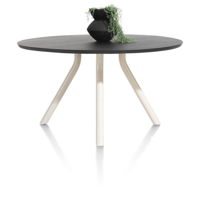 Eetkamertafel Arvada Rond 125 Cm Onyx Nebbia