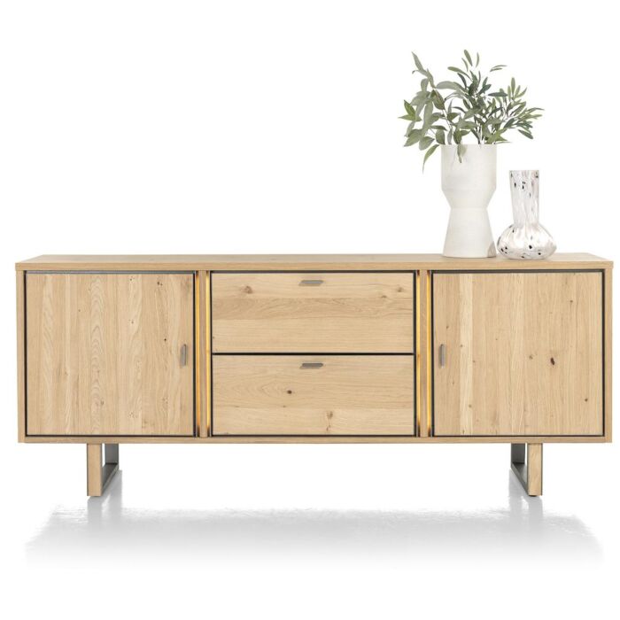 Shimanto, Dressoir 200 Cm - 2-Deuren + 2-Laden (LED + Dimmer)