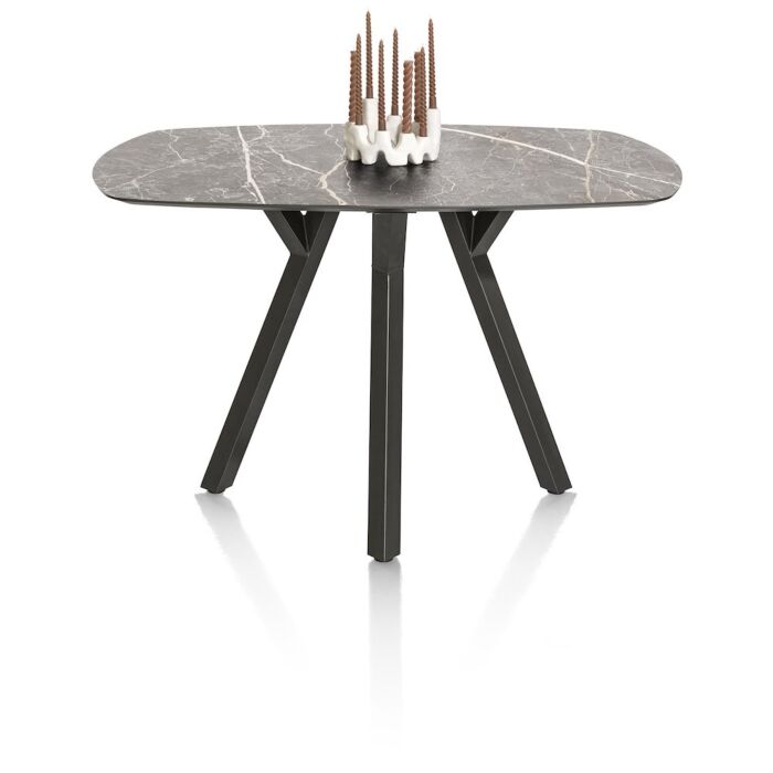 Bartafel Minato Ovaal 150x105 Cm Lichtgrijs