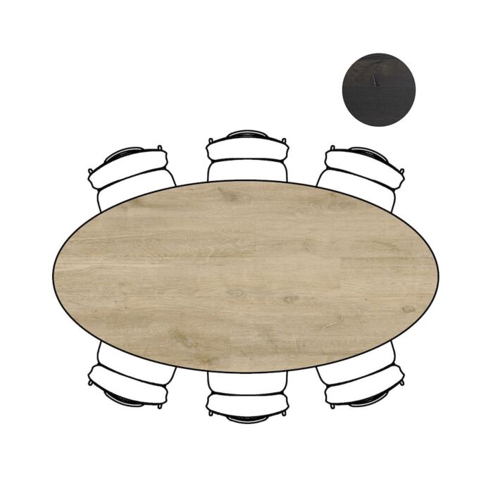 Eetkamertafel Arvada 220x110 Cm Natural