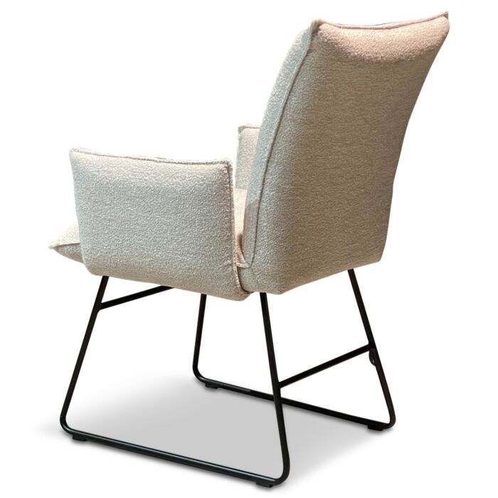 Eetkamerstoel Ivory Met Armleuning Beige 