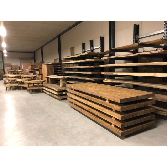 Boomstam Eetkamertafel Suar