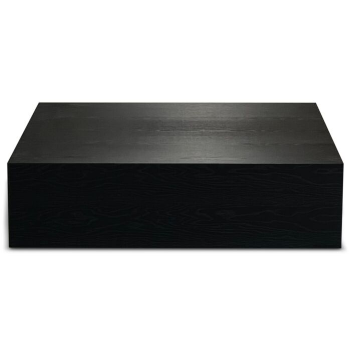 Salontafel Blok Diamond Zwart 100cm Eiken