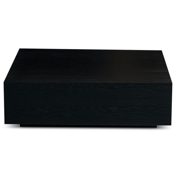 Salontafel Blok Diamond Zwart 100cm Eiken