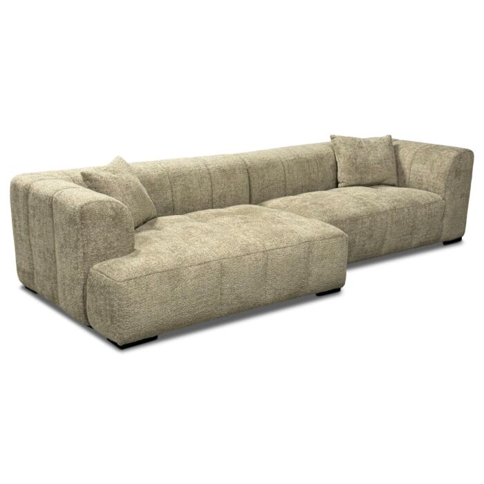 Hoekbank Maya Beige Bouclé