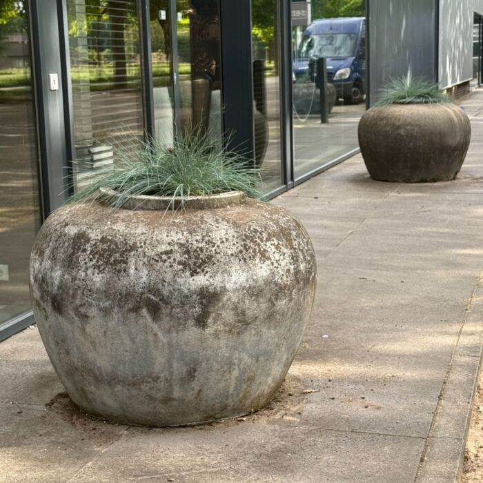 Authentieke XXL Tuinpot Uit Azië