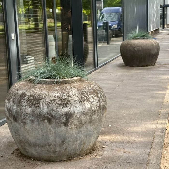 Authentieke XXL Tuinpot Uit Azië
