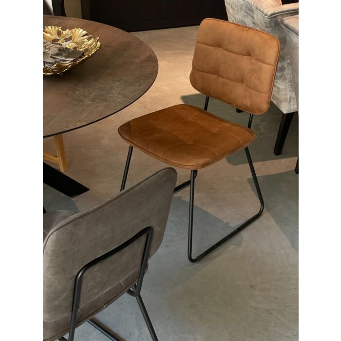 Industriële Stoel Nijaz Cognac