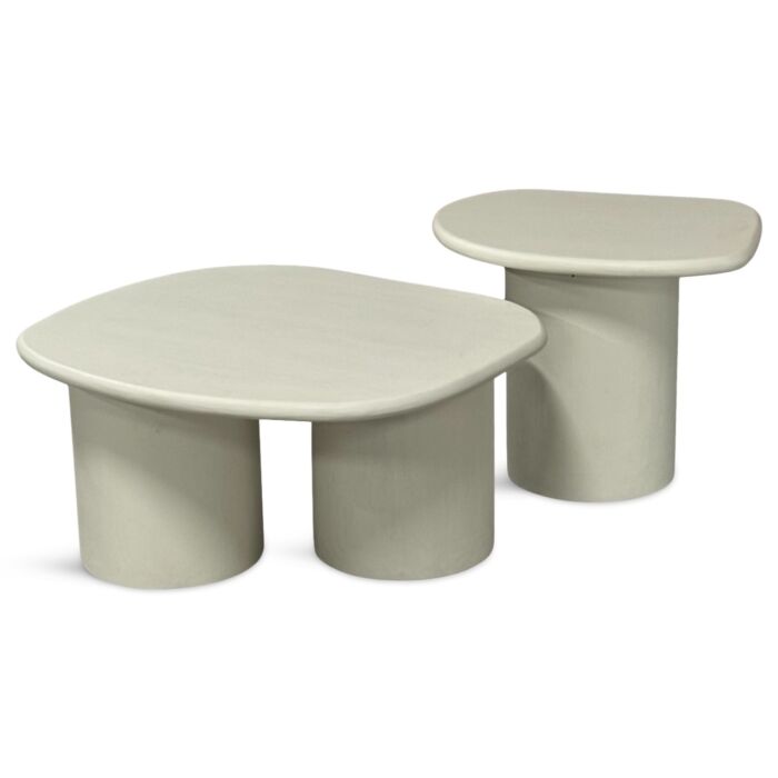 Salontafel Set Lime Beton Mortex