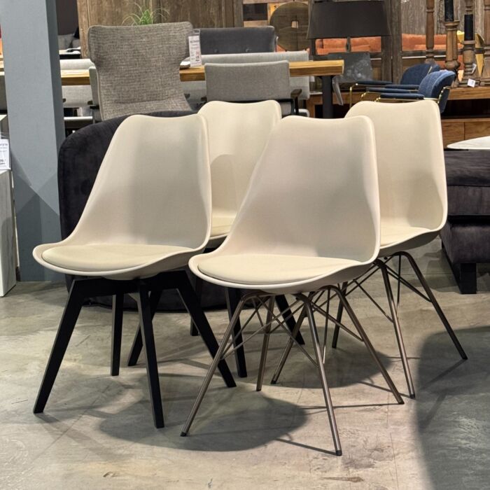 Scandinavische Eetkamerstoel Vett taupe