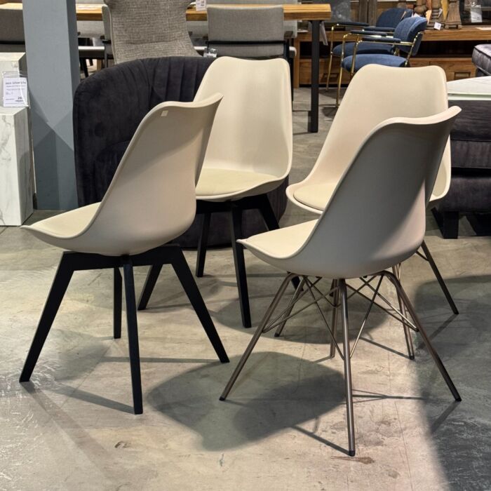Scandinavische Eetkamerstoel Vett taupe
