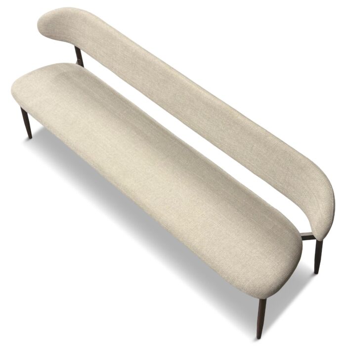 Eetkamerbank Jessda Crème 200cm