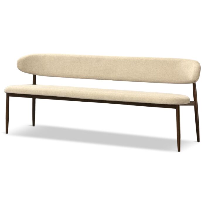 Eetkamerbank Jessda Crème 200cm