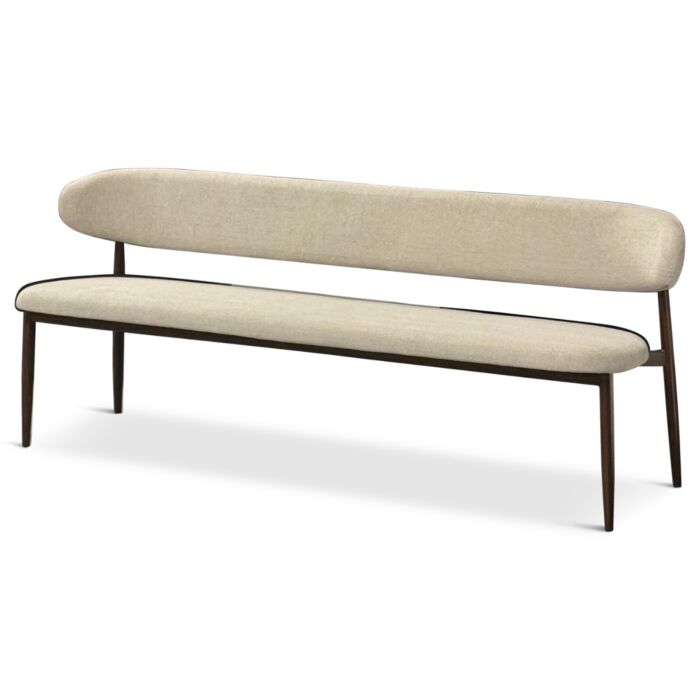 Eetkamerbank Jessda Crème 200cm