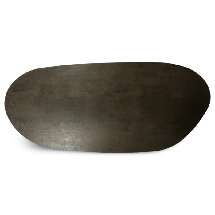 Eettafel Stone HPL Bruin 