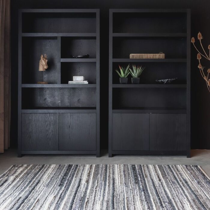 Boekenkasten Set Diamond Links 120cm Eiken
