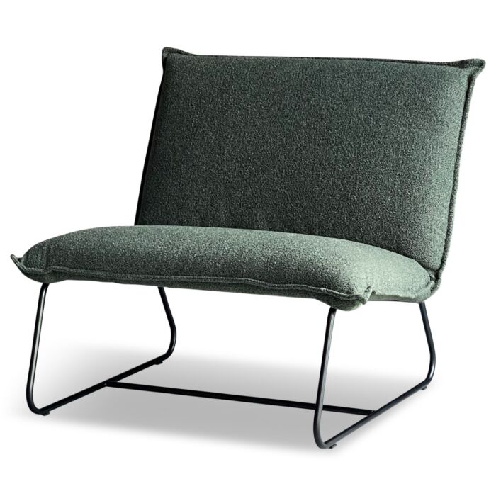 Fauteuil Elton Forest Groen Bouclé