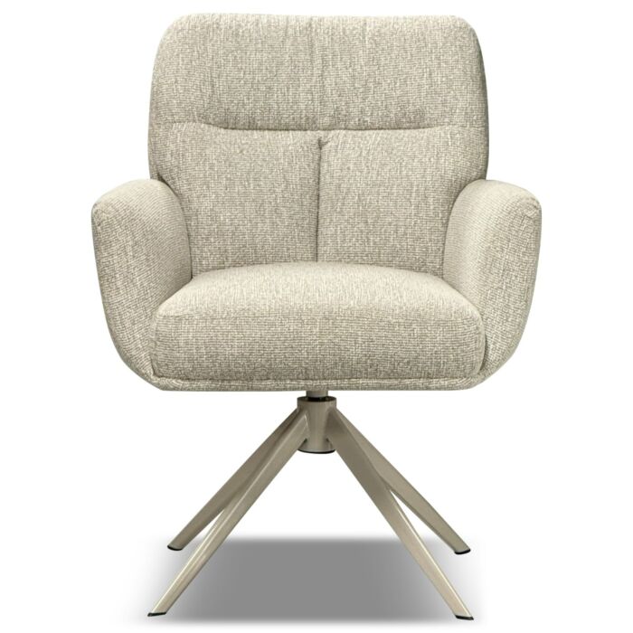 Armstoel Jessie Lodge Linnen Beige Poot