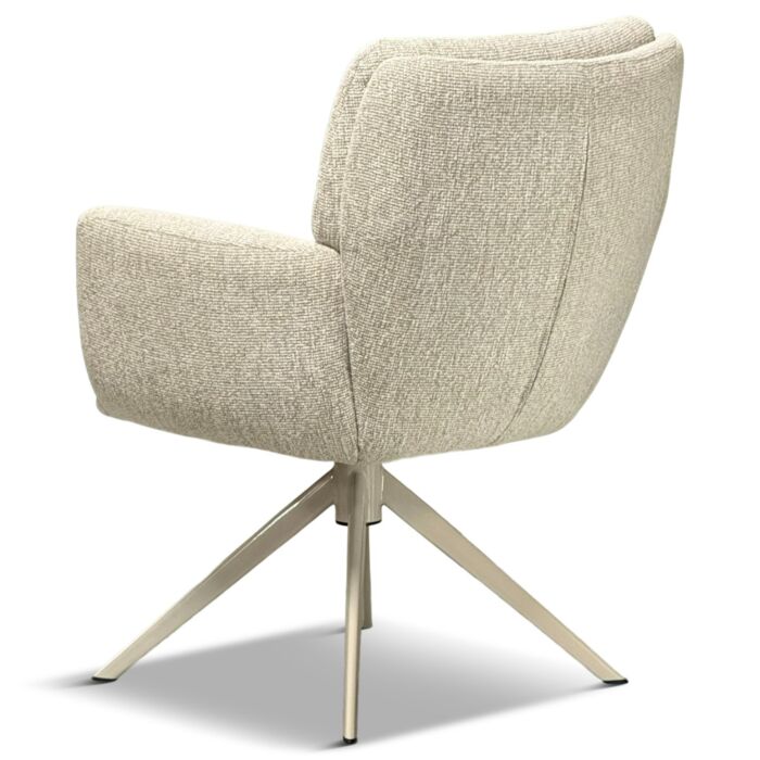 Armstoel Jessie Lodge Linnen Beige Poot