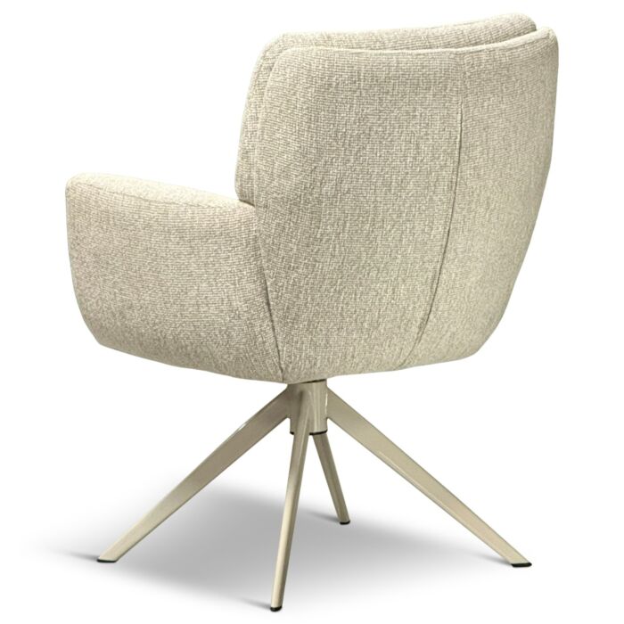 Armstoel Jessie Lodge Linnen Beige Poot