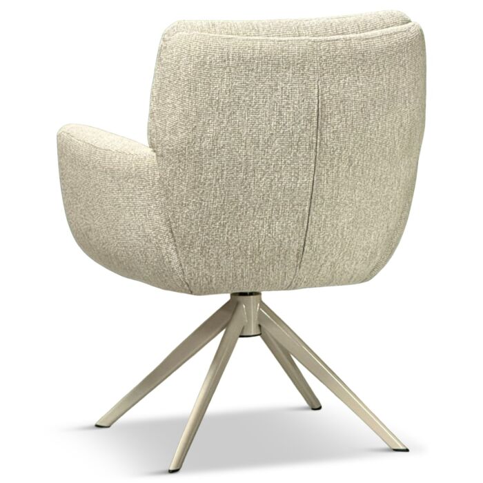 Armstoel Jessie Lodge Linnen Beige Poot