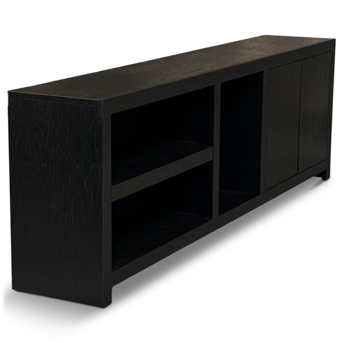Diamond Side Table Zwart Eiken