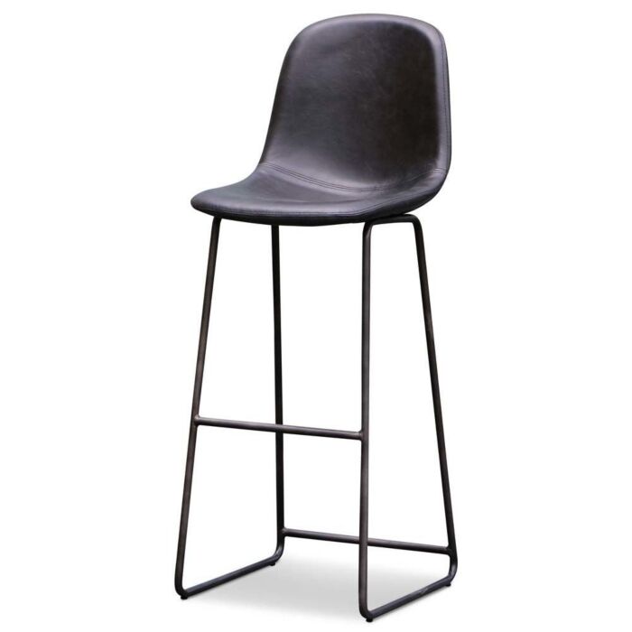 Barkruk Melt High Vintage Zwart
