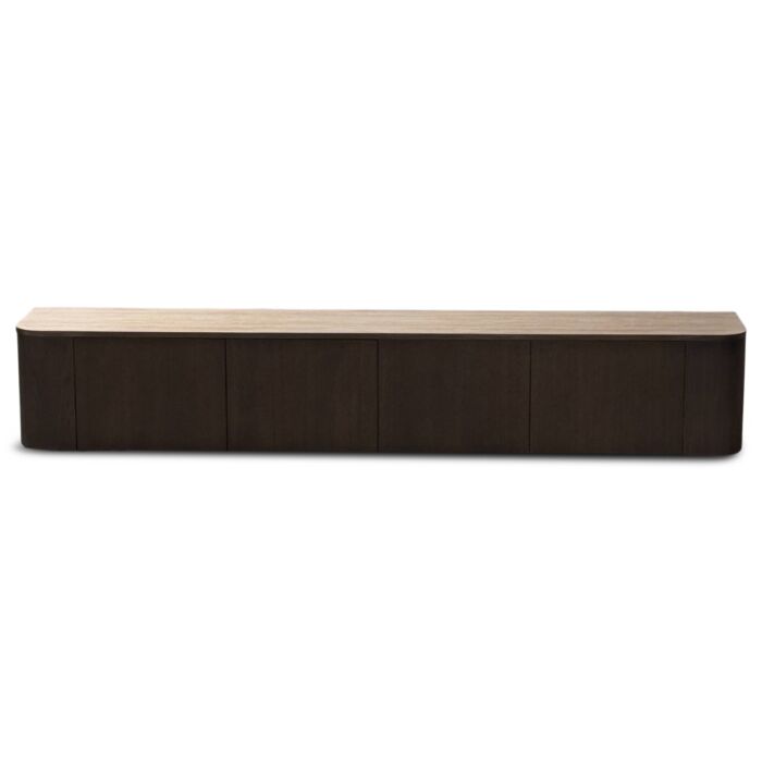 TV- Meubel Axel 240xm New Brown Met Travertin Top