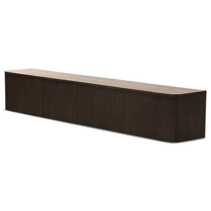 TV- Meubel Axel 240cm New Brown Met Travertin Top